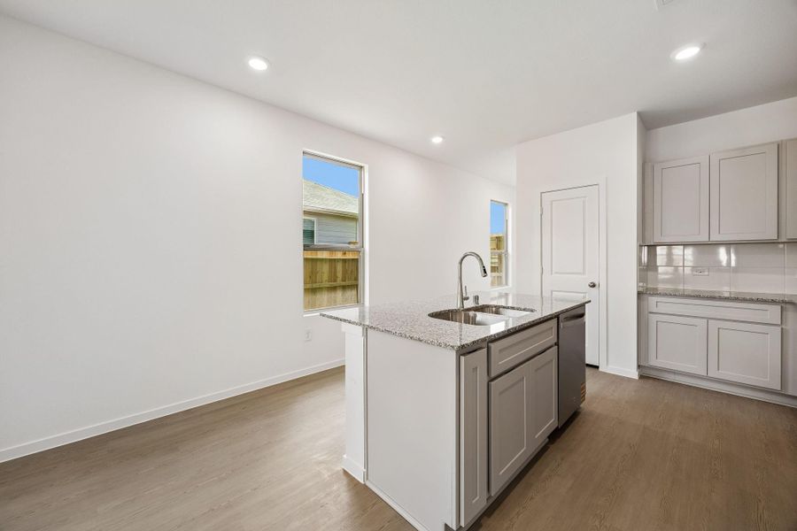 Furnished interior view inside a new home in Mavera, Conroe (Image 6).