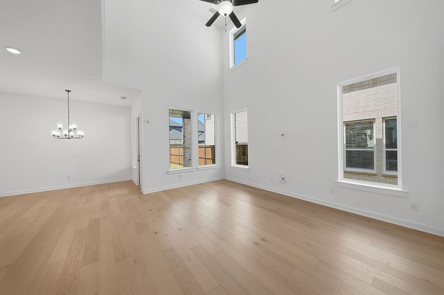Spacious, unfurnished interior of a new home in Light Farms Brenham - 40' Lots, Celina (Image 22).