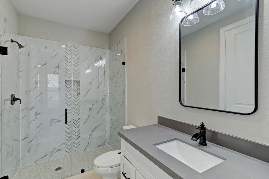 Furnished interior view inside a new home in , Houston (Image 18).