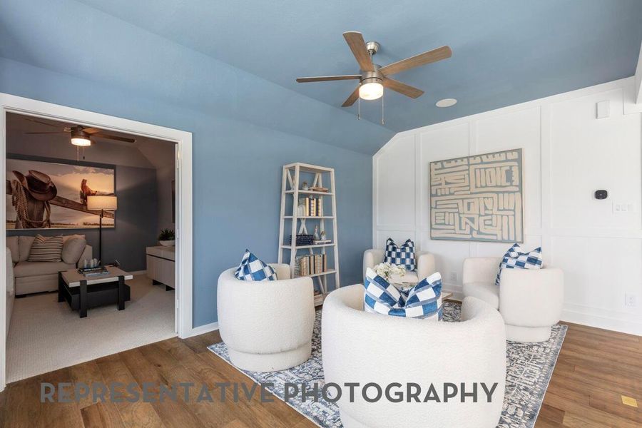 Furnished interior view inside a new home in Pomona, Manvel (Image 39). Furnished interior view inside a new home in Pomona, Manvel (Image 39).