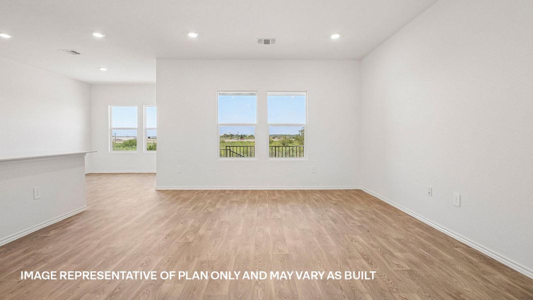 Representative unfurnished interior of a home built from the The Naples by D.R. Horton in Durango, Mustang Ridge (Image 14).