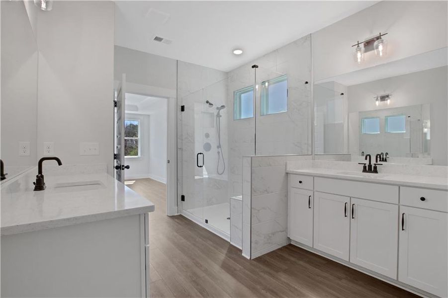 Furnished interior view inside a new home in Marble Tree, Ball Ground (Image 15). Furnished interior view inside a new home in Marble Tree, Ball Ground (Image 15).