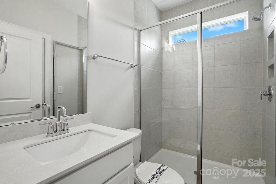 Furnished interior view inside a new home in Hampton Woods, Charlotte (Image 9).