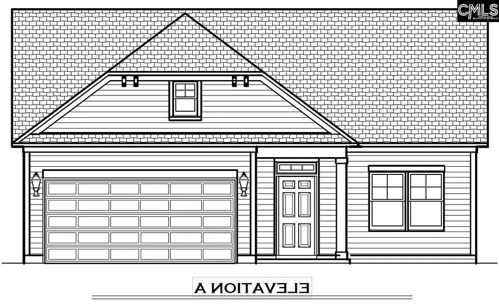 Exterior rendering of this home design in Blythewood Farms, Blythewood, SC (Image 3).