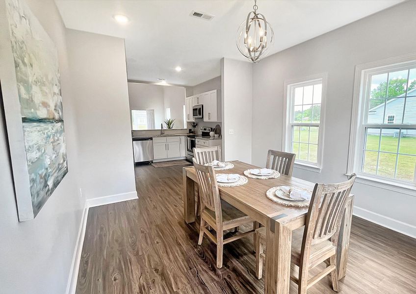 Furnished interior view inside a new home in , St. Stephen (Image 10).