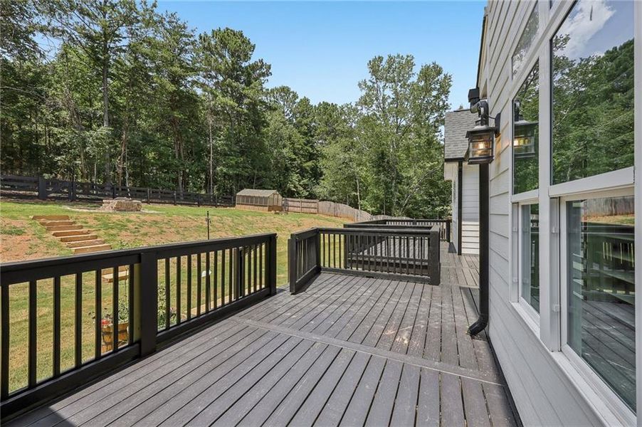 Exterior details and patio area of a home in , Dawsonville (Image 3). Exterior details and patio area of a home in , Dawsonville (Image 3).