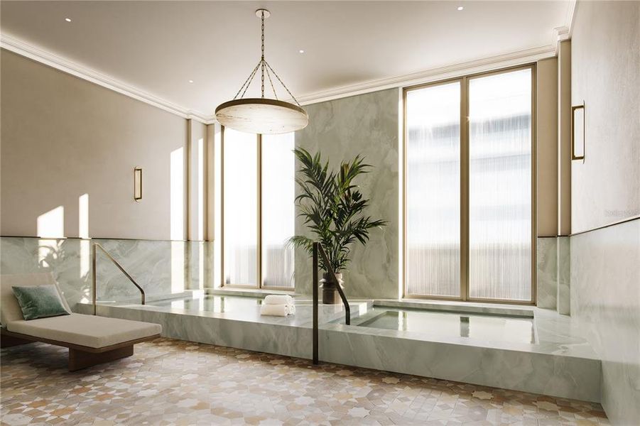 Furnished interior view inside a new home in , Sarasota (Image 13).