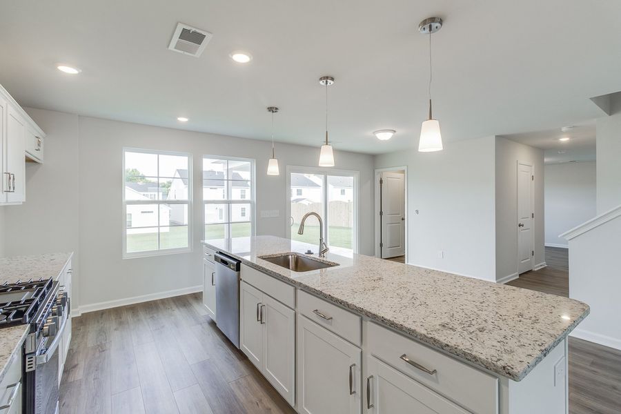 Furnished interior view inside a new home in Winston Point, Gilbert (Image 7). Furnished interior view inside a new home in Winston Point, Gilbert (Image 7).