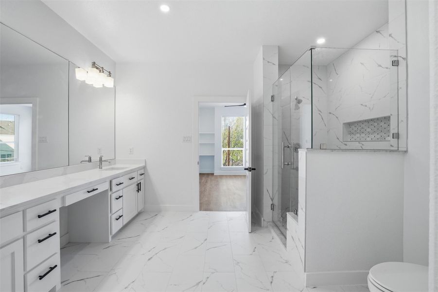 Furnished interior view inside a new home in , Houston (Image 9).