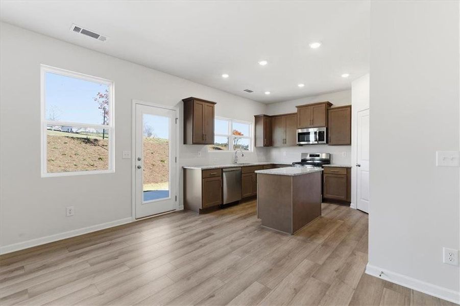 Furnished interior view inside a new home in , Canton (Image 11).