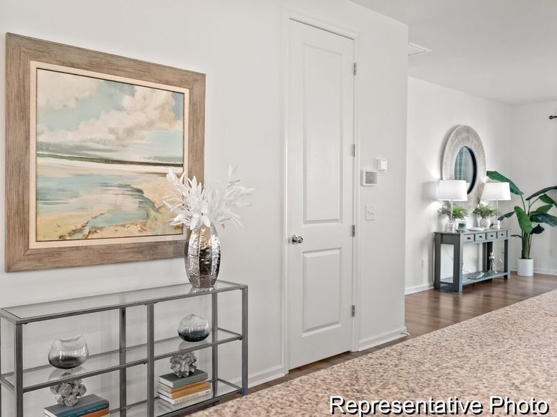 Furnished interior view inside a new home in Homecoming, Ravenel (Image 5). Furnished interior view inside a new home in Homecoming, Ravenel (Image 5).