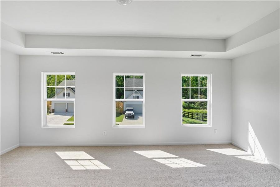 Spacious, unfurnished interior of a new home in The Reserve at Willow Oaks, Canton (Image 12). Spacious, unfurnished interior of a new home in The Reserve at Willow Oaks, Canton (Image 12).