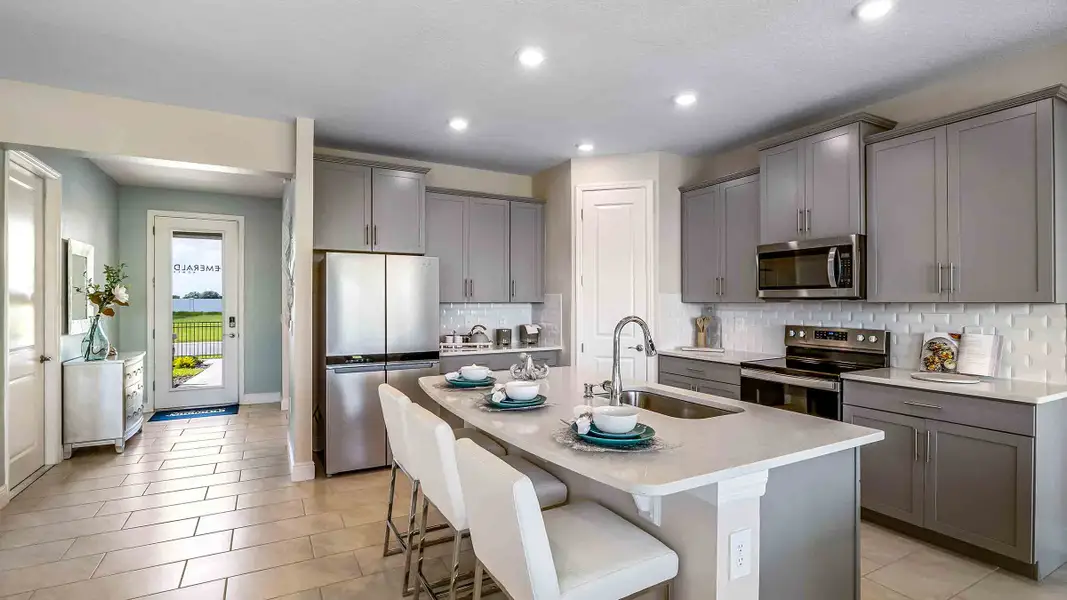Furnished interior view inside a new home in Solera at Lakewood Ranch, Bradenton (Image 4).