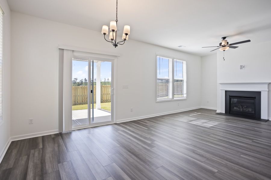 Spacious, unfurnished interior of a new home in Providence Station at Trolley Run, Aiken (Image 27). Spacious, unfurnished interior of a new home in Providence Station at Trolley Run, Aiken (Image 27).