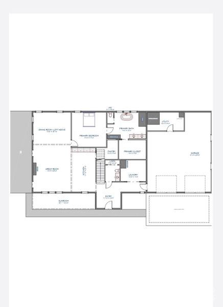 2D floor plan layout of this home in , Burnsville, NC (Image 6).
