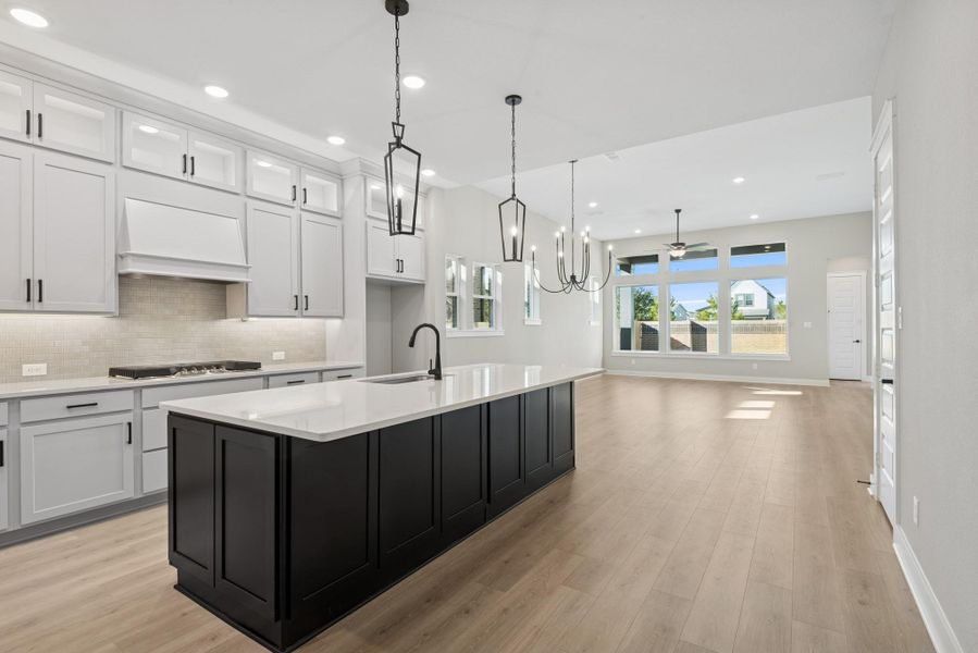 Furnished interior view inside a new home in , Katy (Image 6).