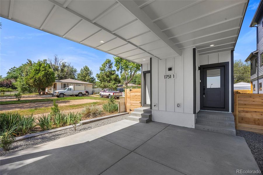 Exterior details and patio area of a home in , Denver (Image 27).