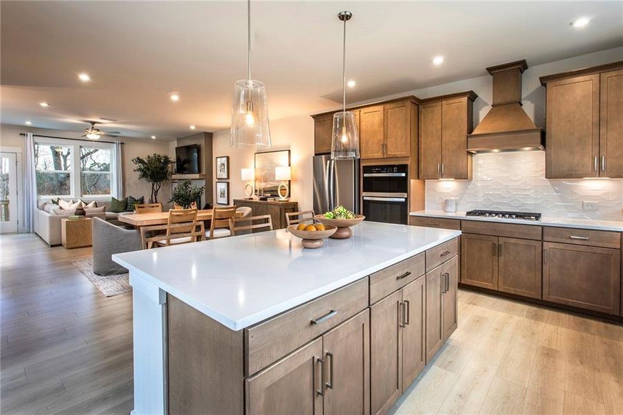 Furnished interior view inside a new home in Towne Village at Suwanee Dam, Sugar Hill (Image 30).
