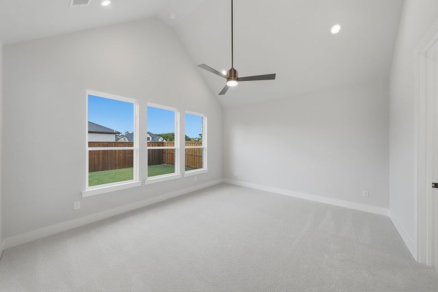Spacious, unfurnished interior of a new home in The Homestead - 62', Rockwall (Image 32). Spacious, unfurnished interior of a new home in The Homestead - 62', Rockwall (Image 32).