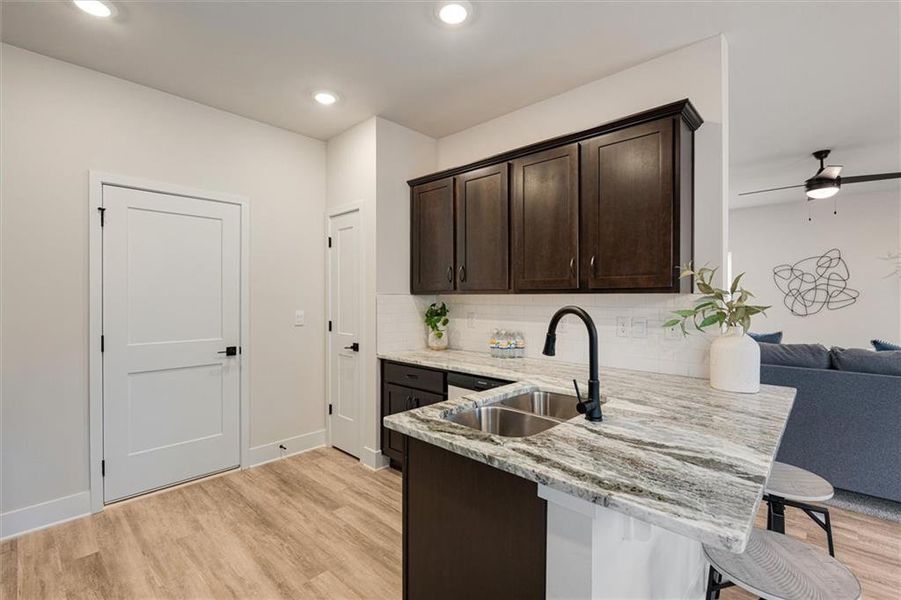 Furnished interior view inside a new home in Canterbury Villas, Carrollton (Image 16).