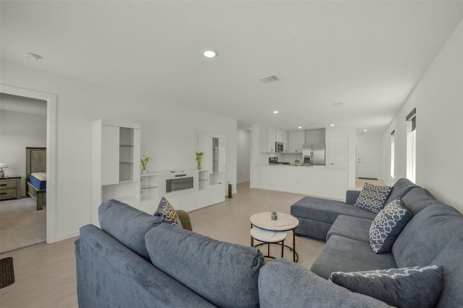 Furnished interior view inside a new home in Sila, Huffman (Image 7). Furnished interior view inside a new home in Sila, Huffman (Image 7).