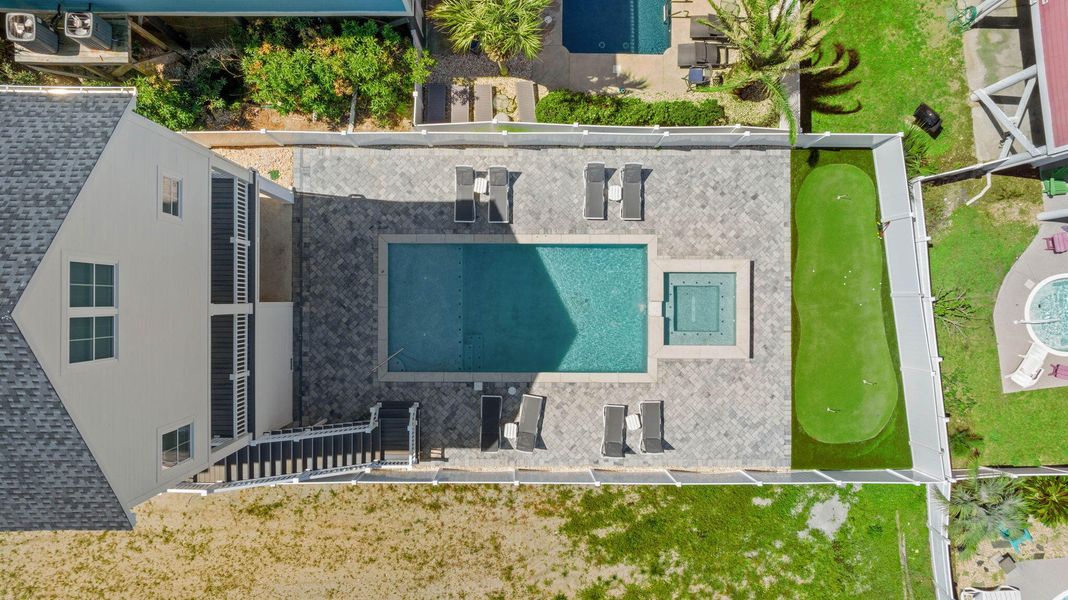 Exterior details and patio area of a home in , Murrells Inlet (Image 35).