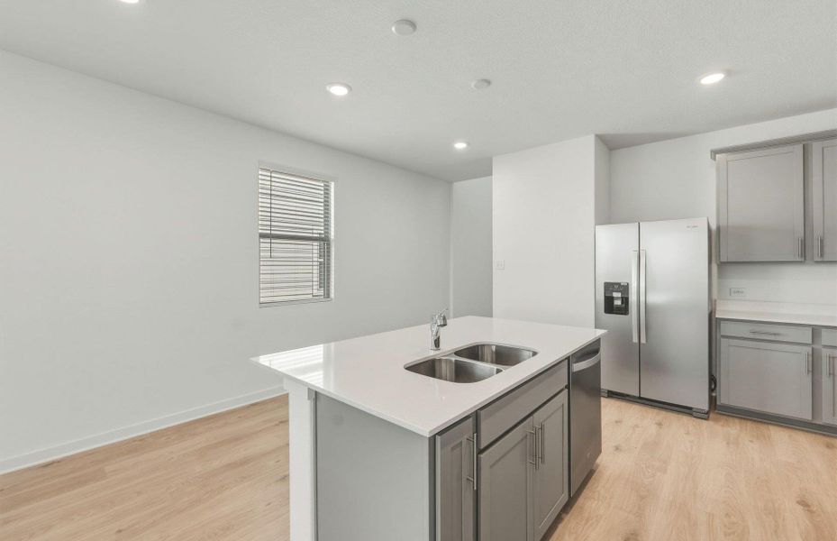 Furnished interior view inside a new home in Sonterra, Jarrell (Image 8).