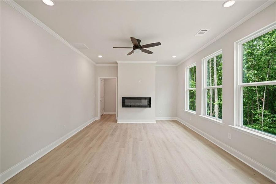Spacious, unfurnished interior of a new home in , White (Image 31). Spacious, unfurnished interior of a new home in , White (Image 31).