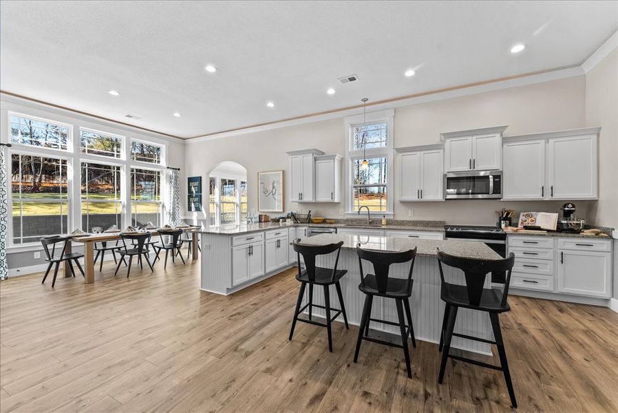 Representative furnished interior of a home built from the Drayton Elite by Enchanted Homes in Smokey Hills, Campobello (Image 13).
