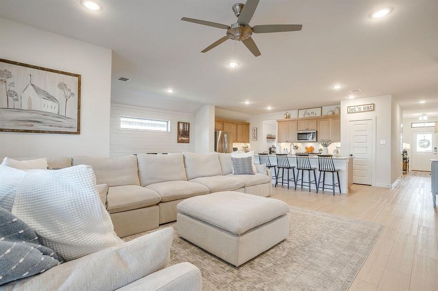 Furnished interior view inside a new home in Madero, Haslet (Image 13). Furnished interior view inside a new home in Madero, Haslet (Image 13).