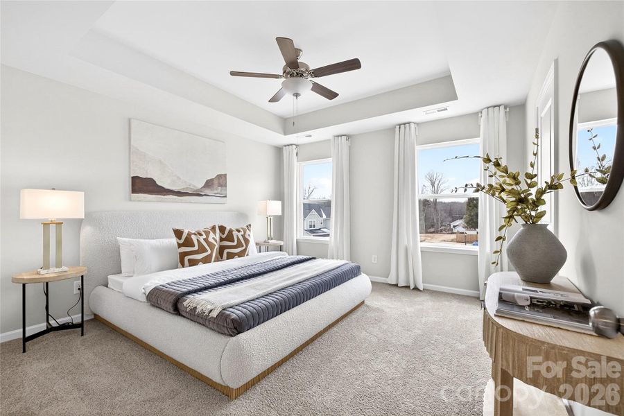 Furnished interior view inside a new home in , Charlotte (Image 18). Furnished interior view inside a new home in , Charlotte (Image 18).