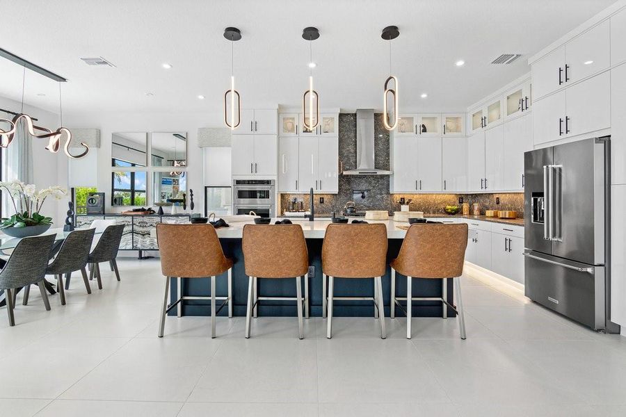 Furnished interior view inside a new home in , Palm Beach Gardens (Image 18).