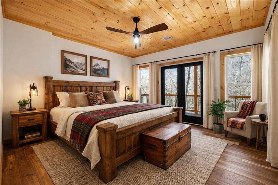 Furnished interior view inside a new home in , Ellijay (Image 4).