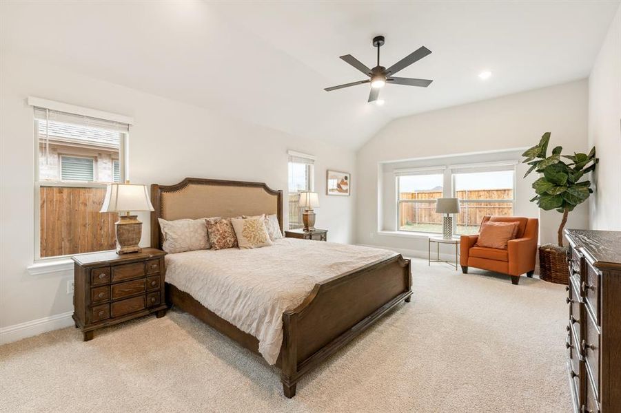 Furnished interior view inside a new home in ArrowBrooke, Aubrey (Image 16).