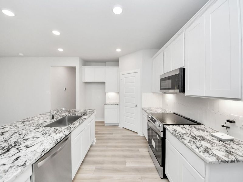 Furnished interior view inside a new home in Liberty Estates, Cleveland (Image 6).