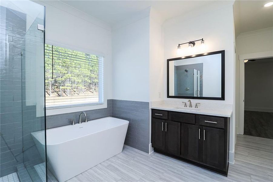 Furnished interior view inside a new home in Spring Creek, Monroe (Image 2). Furnished interior view inside a new home in Spring Creek, Monroe (Image 2).