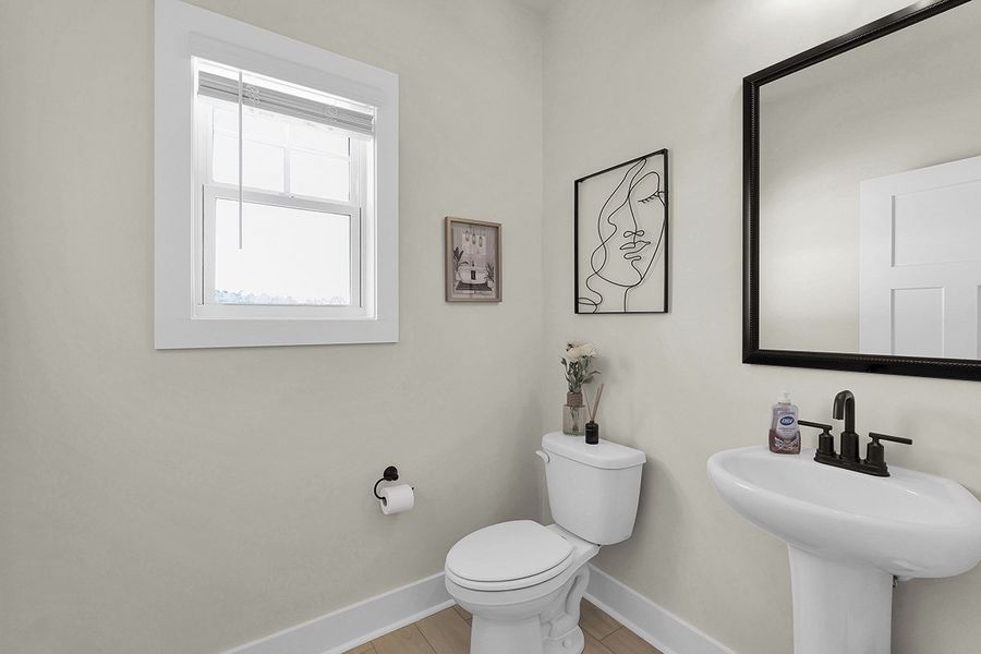 Representative furnished interior of a home built from the Porter II by Great Southern Homes in Cottages at Roofs Pond, West Columbia (Image 42).