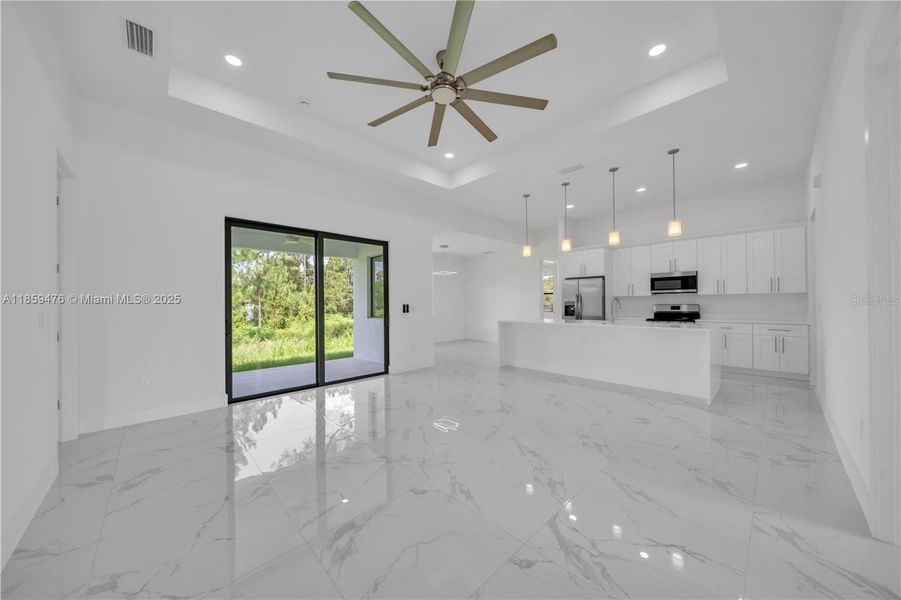 Furnished interior view inside a new home in , Lehigh Acres (Image 6). Furnished interior view inside a new home in , Lehigh Acres (Image 6).