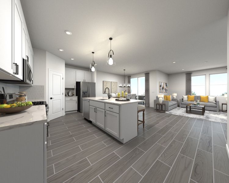 Furnished interior view inside a new home in Colbert Landings - Reserve Series, Palm Coast (Image 6).