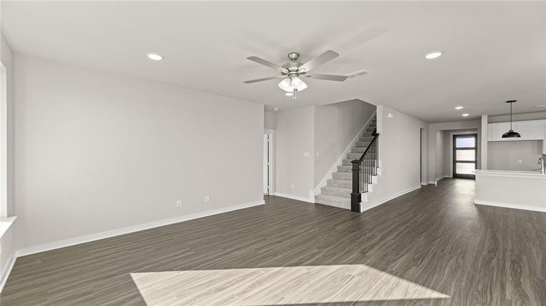 Spacious, unfurnished interior of a new home in Providence Commons Sales Phase 1, Aubrey (Image 14). Spacious, unfurnished interior of a new home in Providence Commons Sales Phase 1, Aubrey (Image 14).