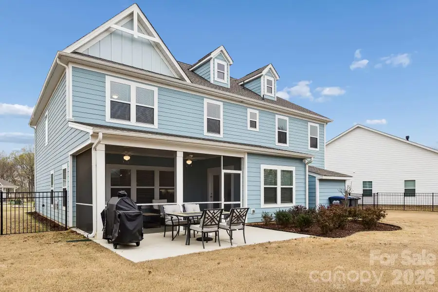 Backyard w/extended patio