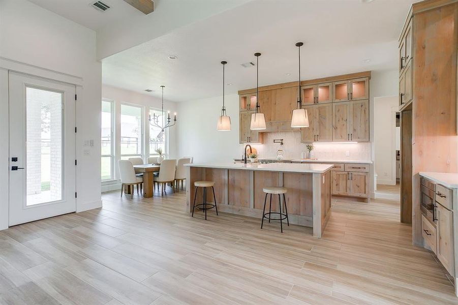 Furnished interior view inside a new home in , Azle (Image 7).
