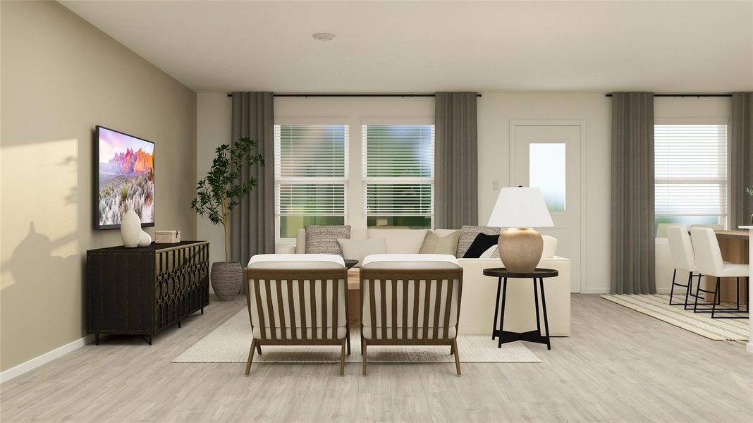 Furnished interior view inside a new home in Clayton Ranch, Copperas Cove (Image 16).