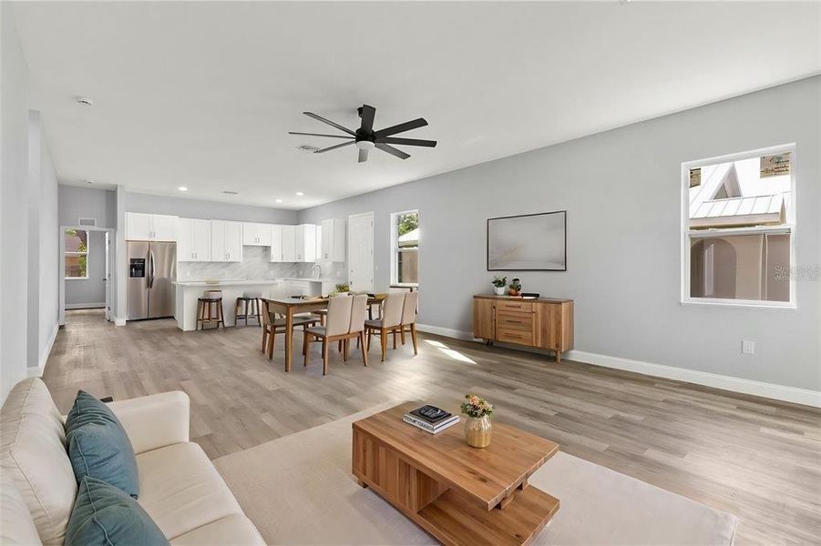 Furnished interior view inside a new home in , Bradenton (Image 8).