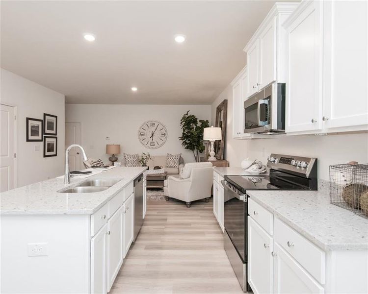 Furnished interior view inside a new home in , Conyers (Image 30).