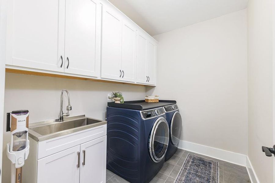 Furnished interior view inside a new home in Soleil Belmont Park, Canton (Image 33).