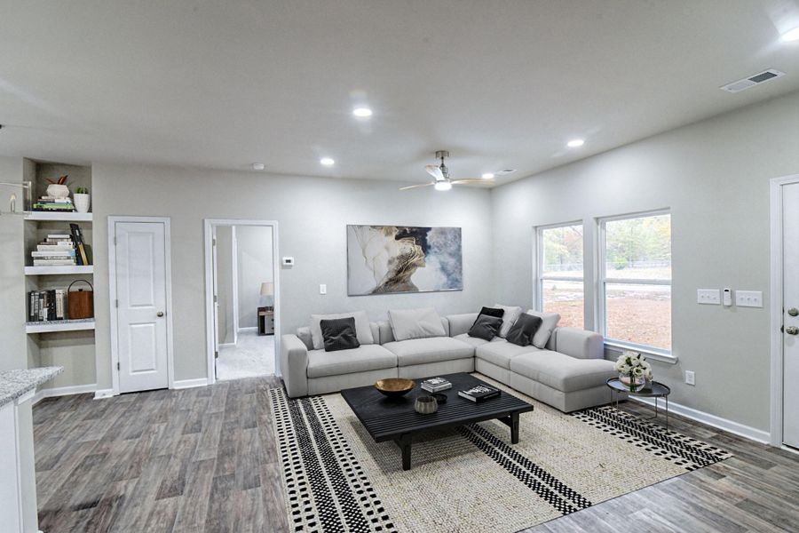 Furnished interior view inside a new home in , Orangeburg (Image 6).
