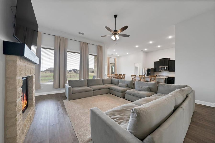 Furnished interior view inside a new home in , Mesquite (Image 6).