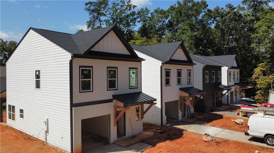 Front exterior of a new home in , Cleveland, GA, highlighting curb appeal (Image 14).