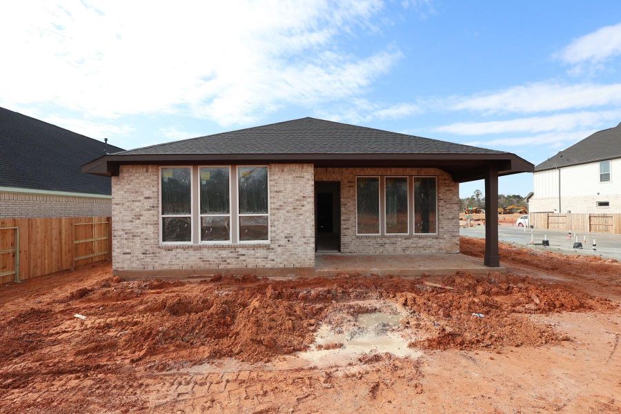 In-progress construction of a new home in Garden Glen at Clopton Farms, Montgomery, TX (Image 26).
